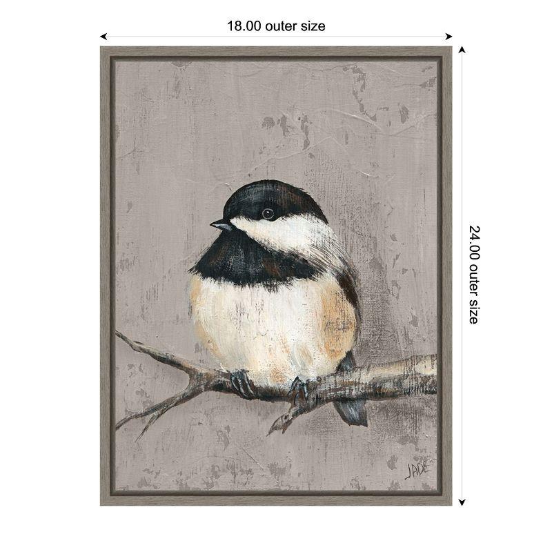 Amanti Art Winter Bird IV by Jade Reynolds Canvas Wall Art Print Framed 18 x 24-in.