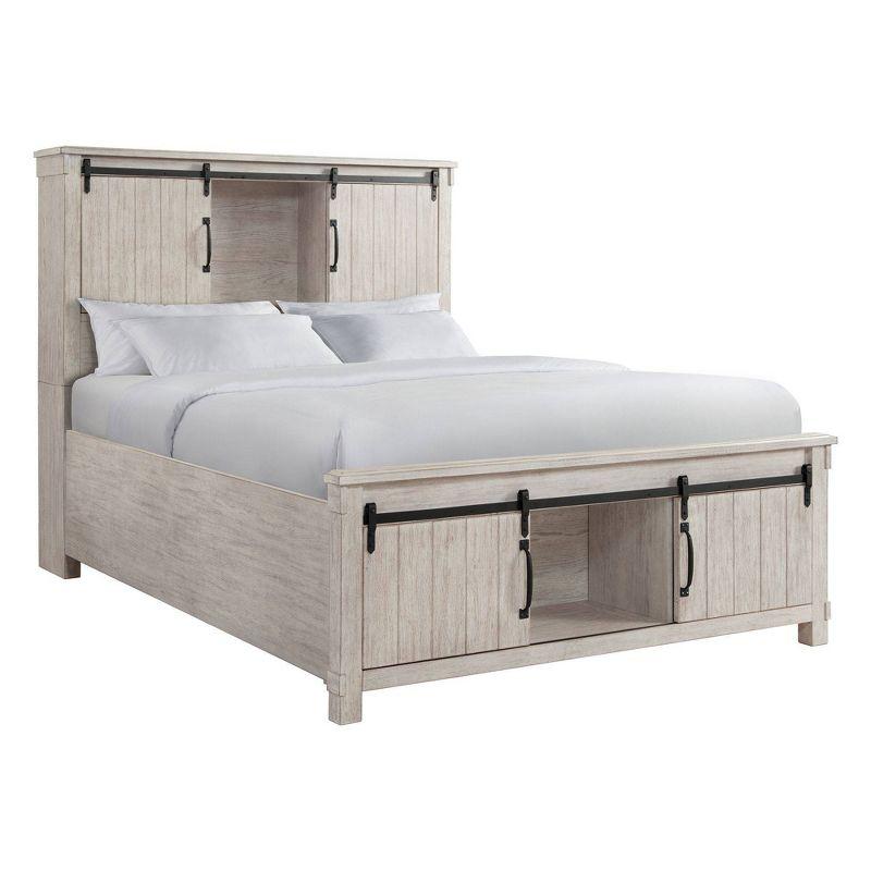 Queen Jack Platform Storage Bed White - Picket House Furnishings