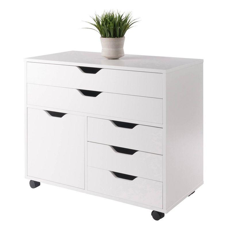 Halifax 3 Section Mobile Storage Cabinet - Winsome