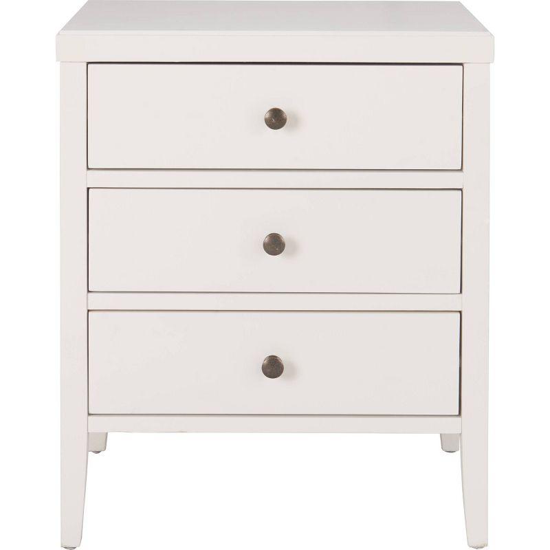 ClickDecor Finley Solid Wood Fully Assembled 3 Drawer Nightstand