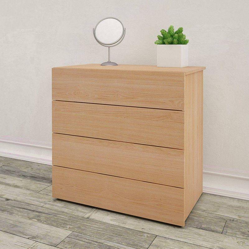 Natural Maple Double Dresser with Soft Close Drawers