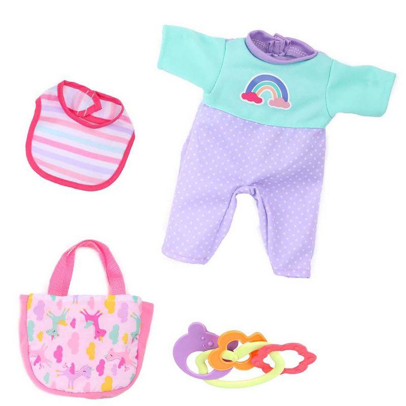 Dream Collection: Gigo 12" Baby Doll Care Gift Set with Stroller