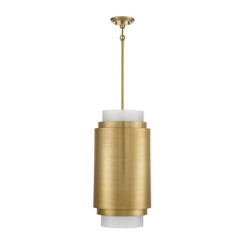 Savoy House Beacon 3 - Light Pendant in  Burnished Brass