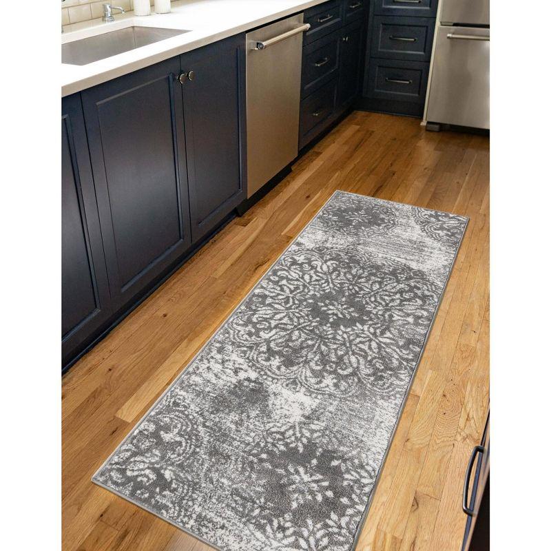 Unique Loom 2' 0 x 13' 0 Sofia Grand Gray Area Rug