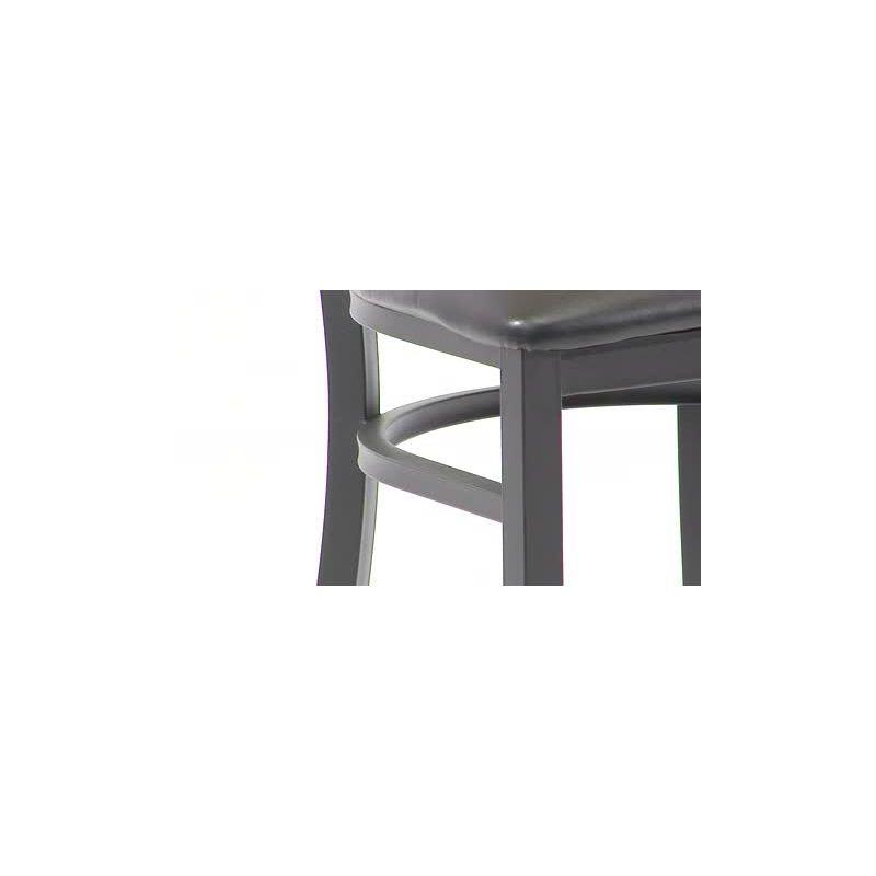 Flash Furniture Kendall Clear Coated Ladder Back Metal Restaurant Chair