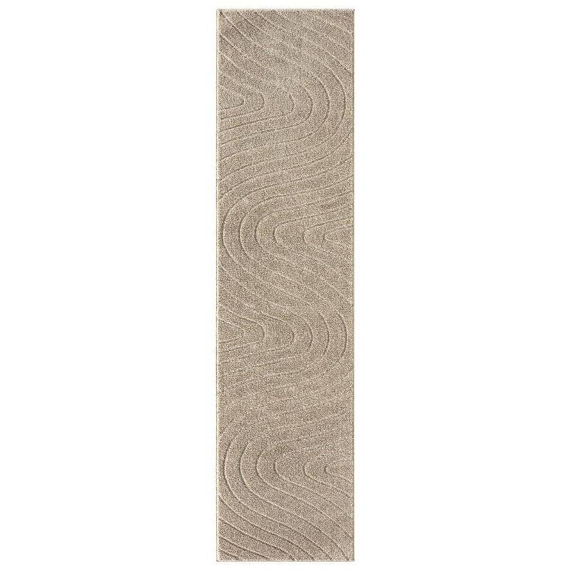 Luxe Weavers Modern Geometric Wave Area Rug