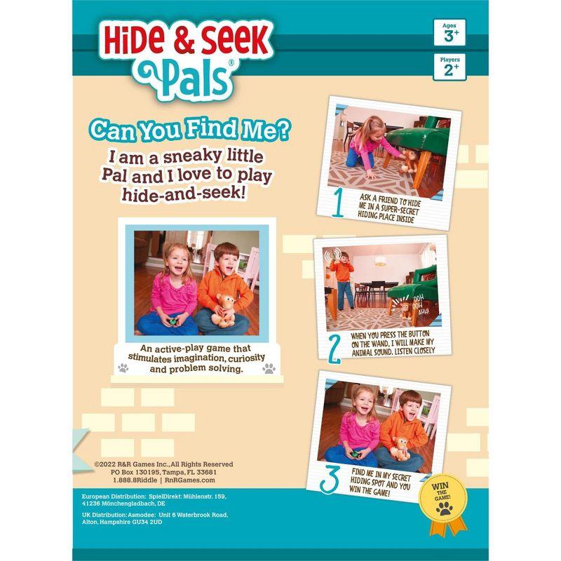 R&R Games Hide & Seek Pals Soft Cuddly Stuffed Animal For Boys and Girls - Pogo the Puppy