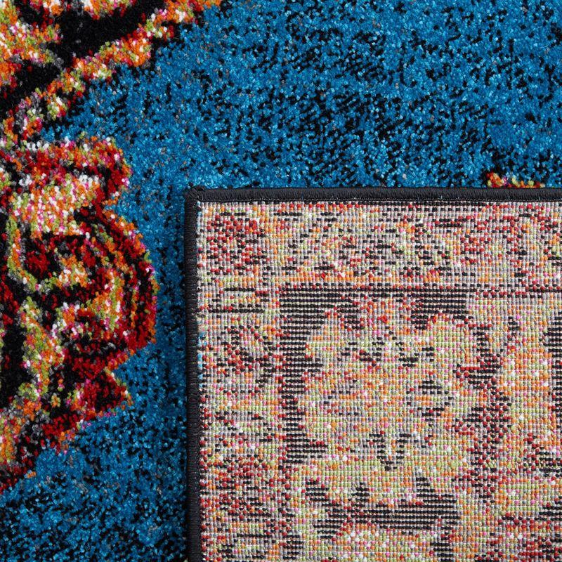 Vintage Hamadan VTH219 Power Loomed Indoor Runner Rug - Gold/Light Blue - 2'3"x8' - Safavieh