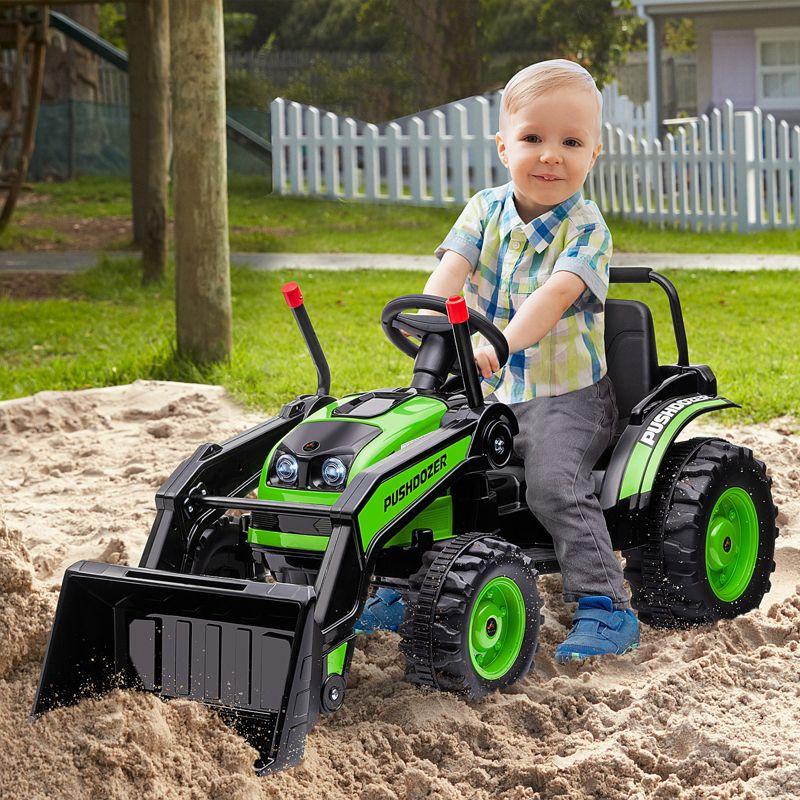 Aosom 6 Volt 1 Seater Tractors / Construction Battery Powered Ride On