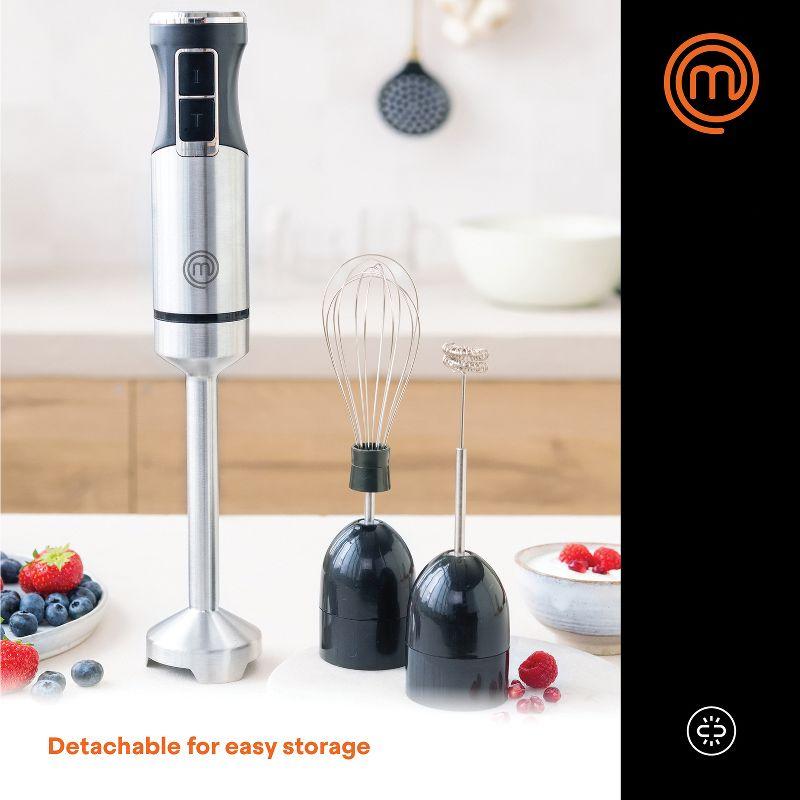 MasterChef® 400-Watt Stainless Steel Hand Blender in Black