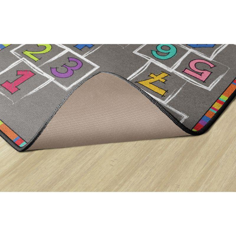 Flagship Carpets Hopscotch Rainbow Numbers Children's Area Rug, 3' x 5'