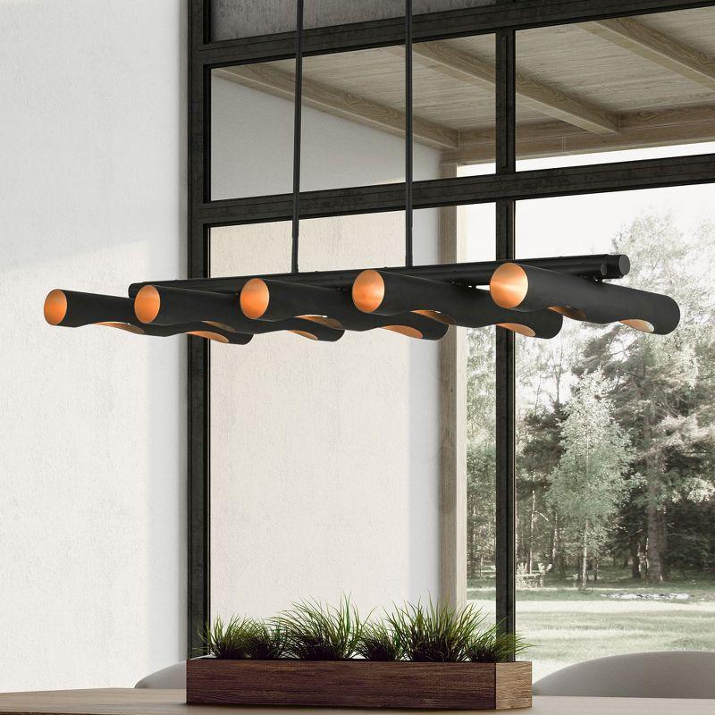 Livex Lighting Novato 10 - Light Chandelier in  Black