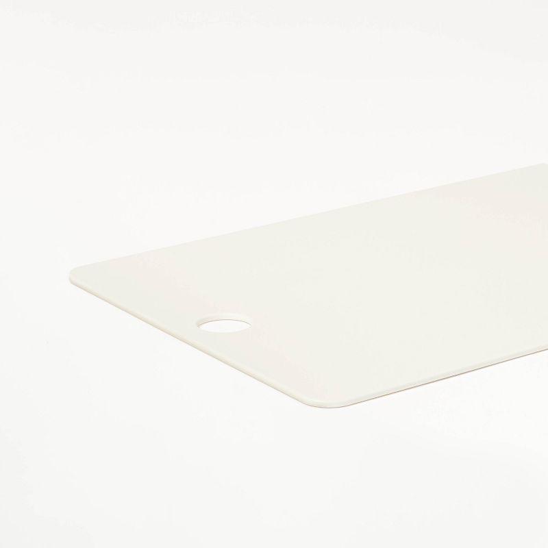 9"x13" Recycled Poly Essentials Cutting Board Vintage Cream - Figmint™: Reversible, Dishwasher-Safe