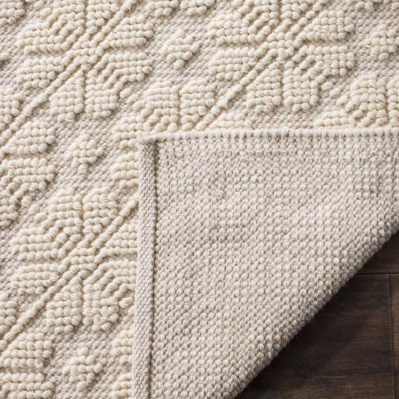 Vermont VRM106 Hand Woven Indoor Area Rug - Ivory - 4'x6' - Safavieh