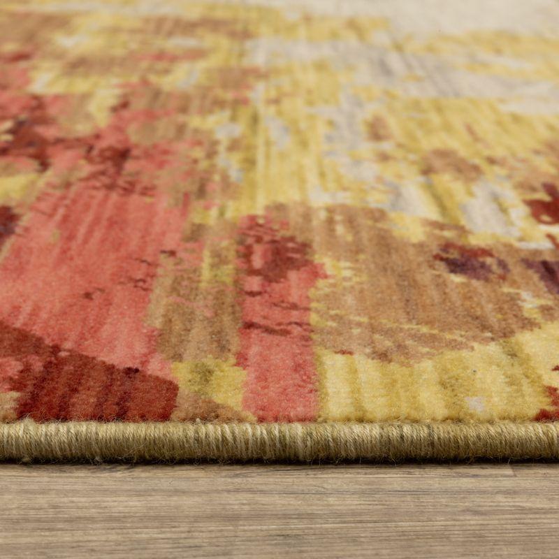 Oriental Weavers Soleri SOL04 Beige/ Multi Indoor Area Rug - 5'3" x 7'6"