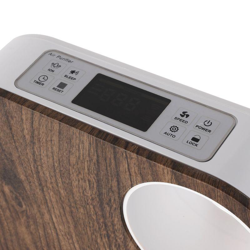OVAL AIR 3-Stage H13 True HEPA 5-in-1 Air Purifier reduces Allergies, Asthma, Pets, Odor, Smoke