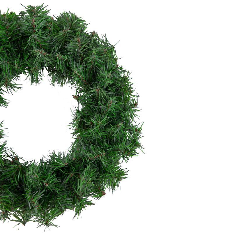 Canadian Pine Mini Artificial Christmas Wreath 12-Inch Unlit