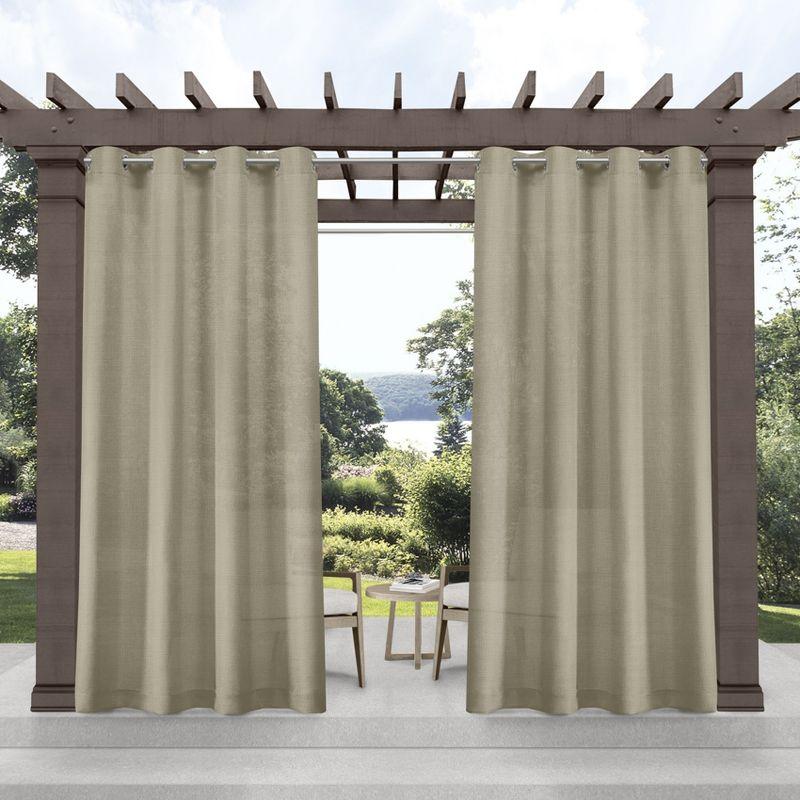 Cabana Solid Heavyweight Indoor Outdoor Curtains