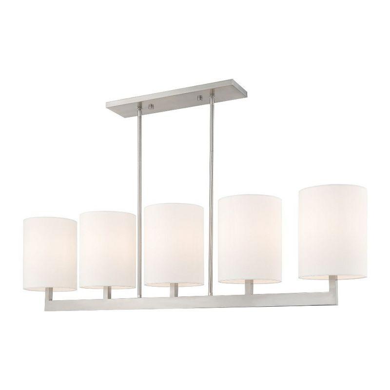 Livex Lighting Hayworth 5 - Light Chandelier in  Brushed Nickel