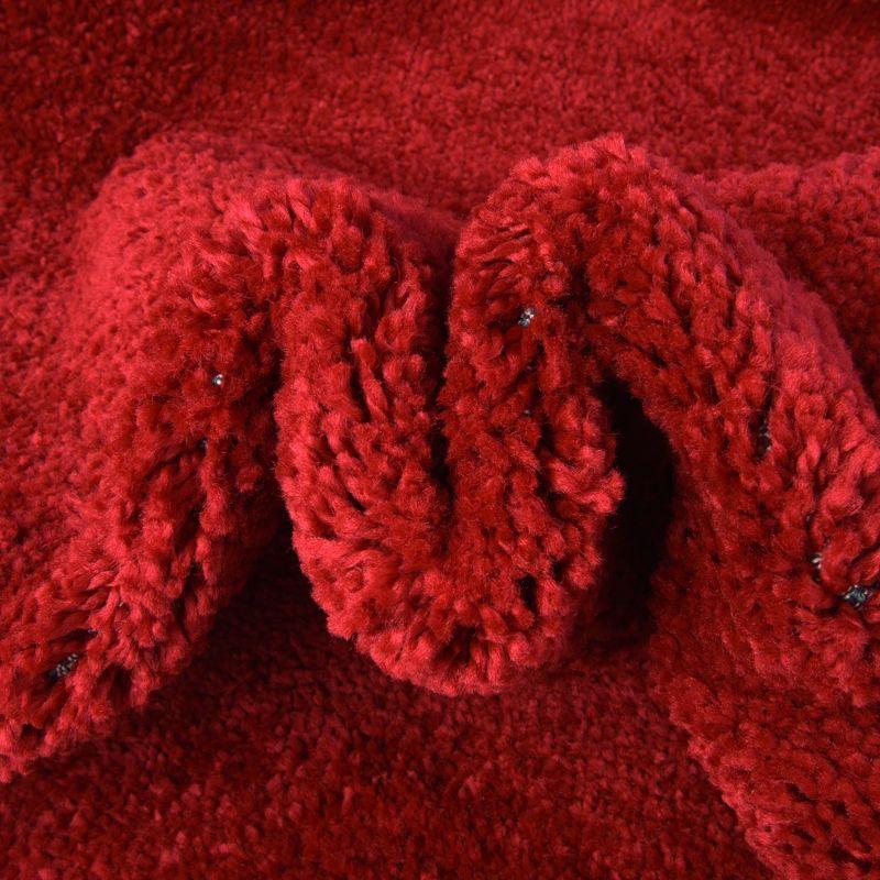 Unique Loom 6' 0 x 6' 0 Solo Calabasas Red Area Rug