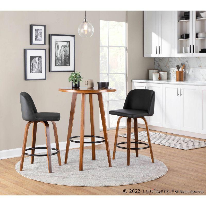 Set of 2 Toriano Counter Height Barstools - LumiSource