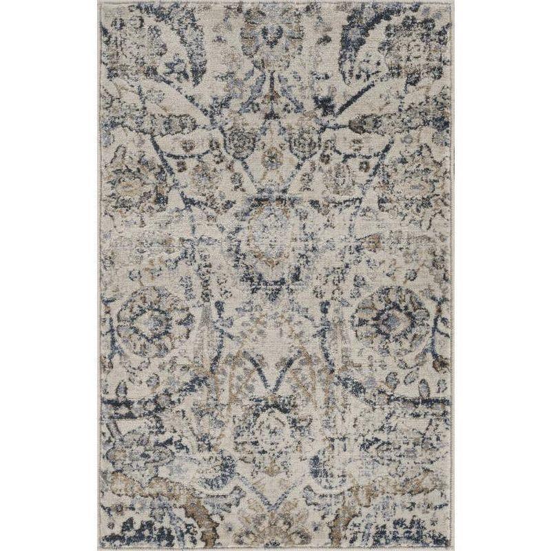 Mark & Day Avellino 2'x2'11" Rectangle Woven Indoor Area Rugs Denim