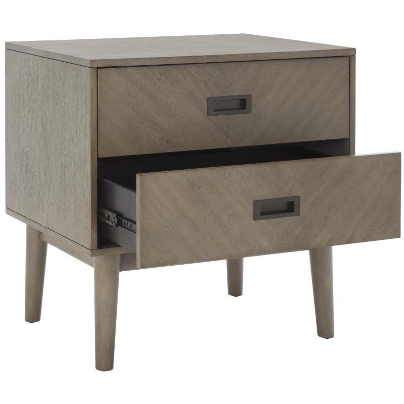 Donald 2 Drawer Nightstand - Safavieh