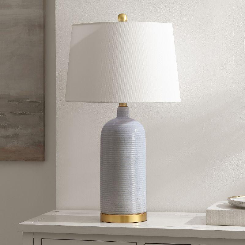 Stark Table Lamp - 27 Inch Height - TBL4303 - Blue - Safavieh