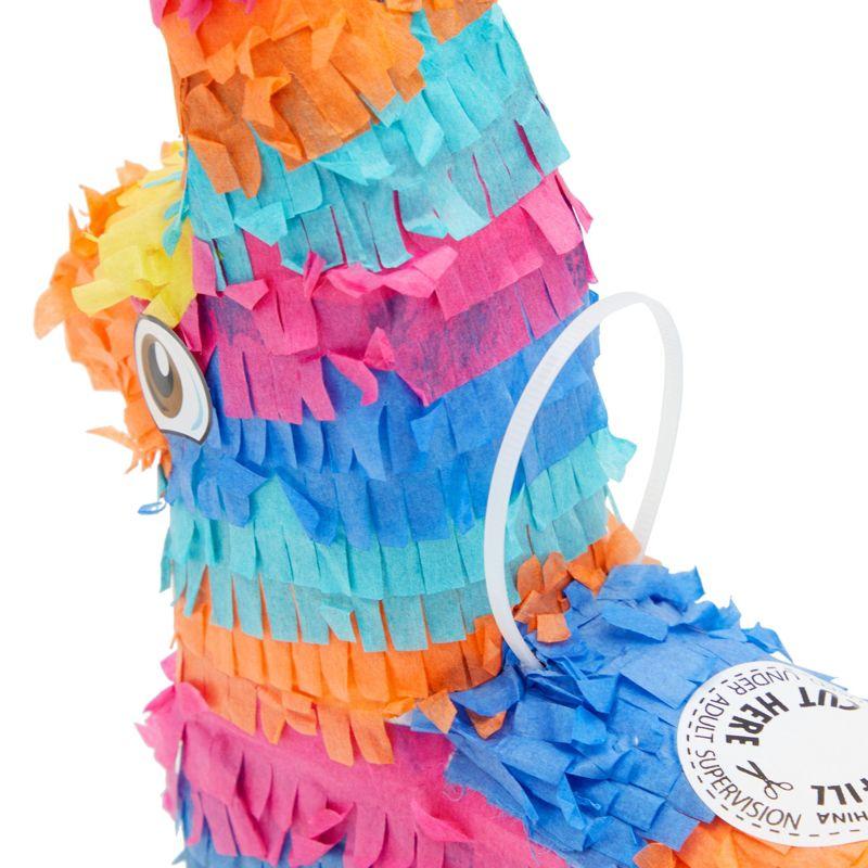 Blue Panda 3 Pack Mini Donkey Pinata for Cinco de Mayo Fiesta, Kids Birthday Party Supplies, 5.5 x 9.25 x 2.15 in