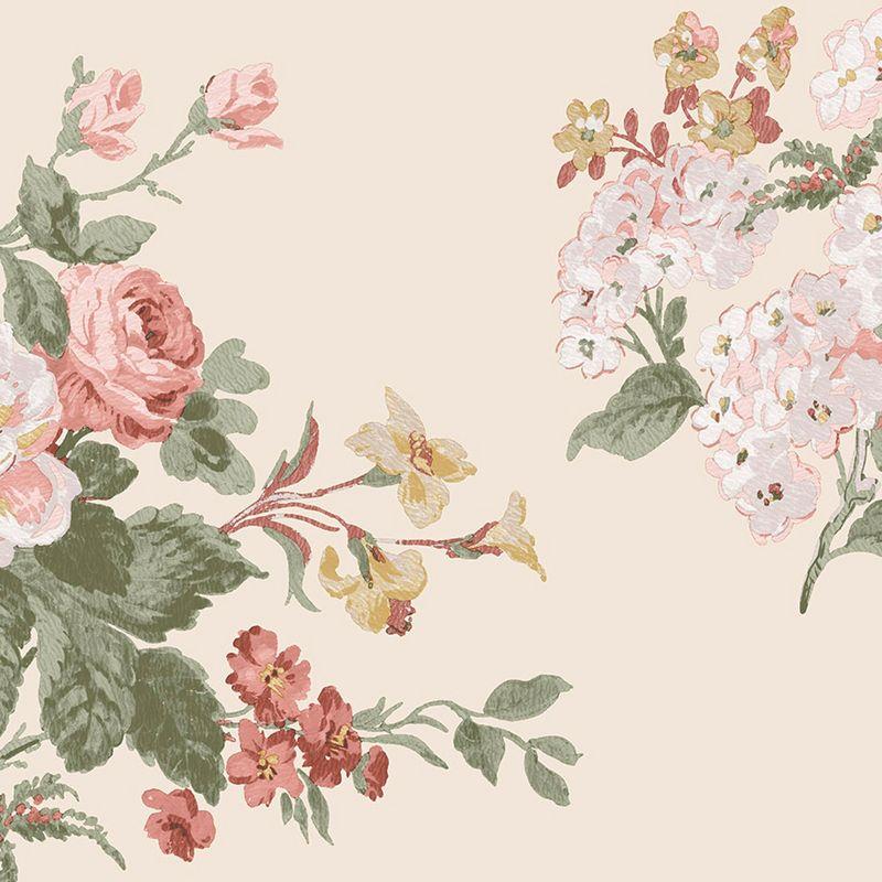 Laura Ashley Rosemore Pale Sable Wallpaper