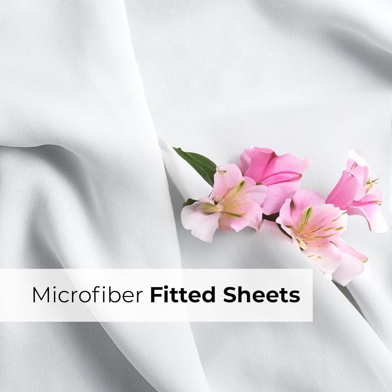 Microfiber Fitted Sheet 18" - 24" Inch Extra Deep Pocket - CGK Linens