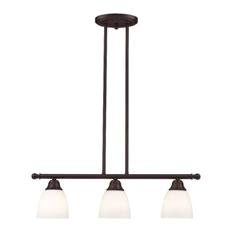 Livex Lighting Somerville 3 - Light Chandelier in  Bronze