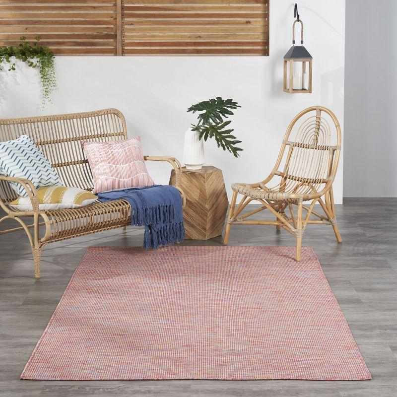 Nourison Positano Solid Indoor Outdoor Rug