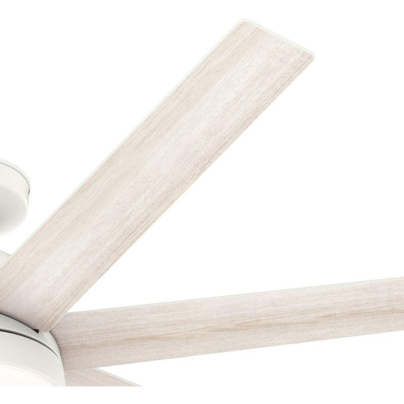 60" Phenomenon 7 - Blade Smart Standard Ceiling Fan with Wall Control and Light Kit Included
