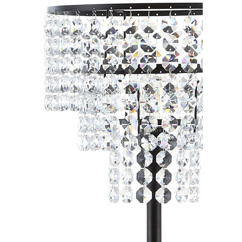 Juliette 60" Bronze Crystal Transitional Glam Floor Lamp