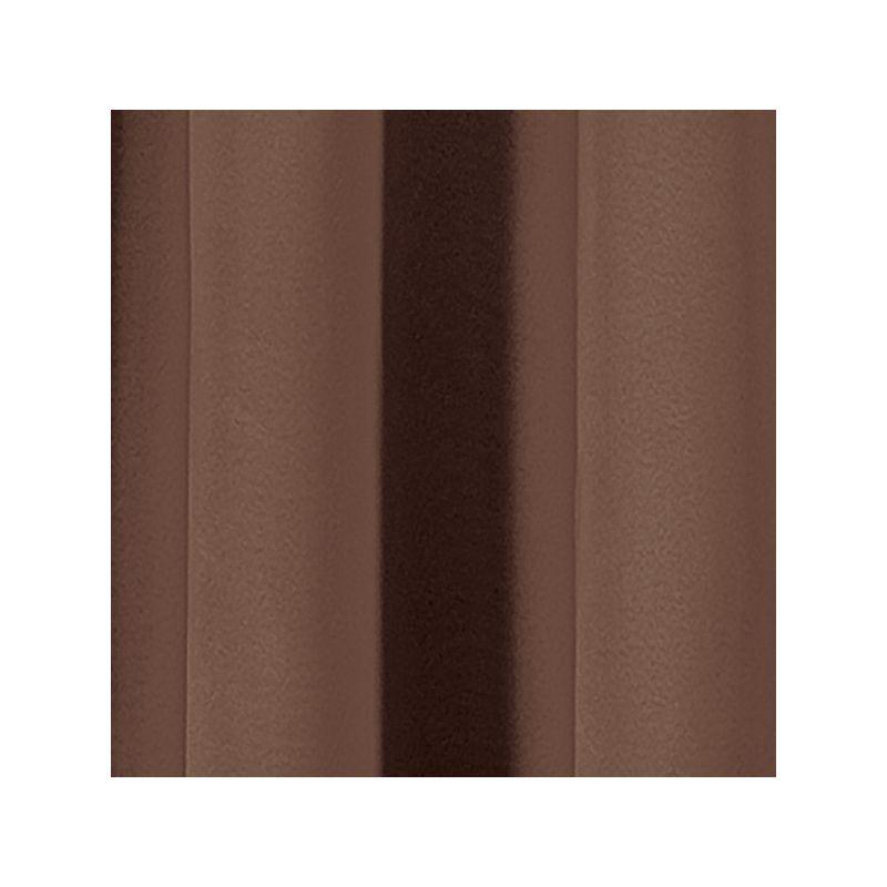 Collections Etc Short Blackout Window Curtain Panel with Easy Open-Close, Single Panel