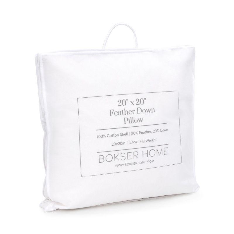 Feather Down Square Throw Pillow Insert | BOKSER HOME