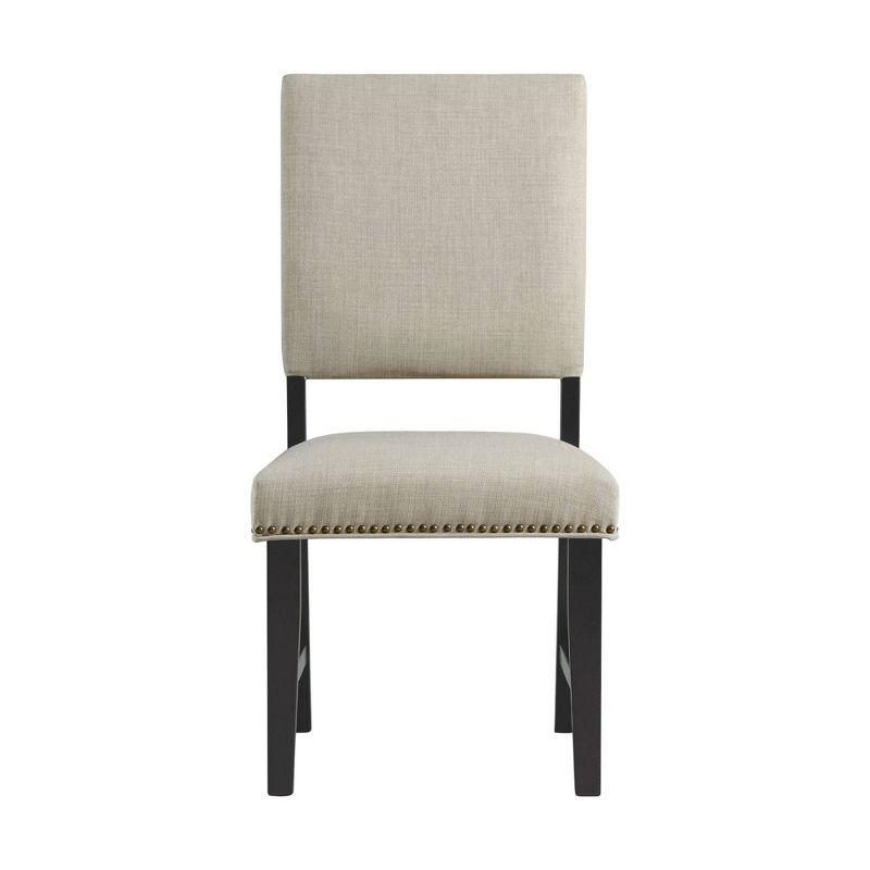 Laudine Solid Wood Side Chair in Taupe