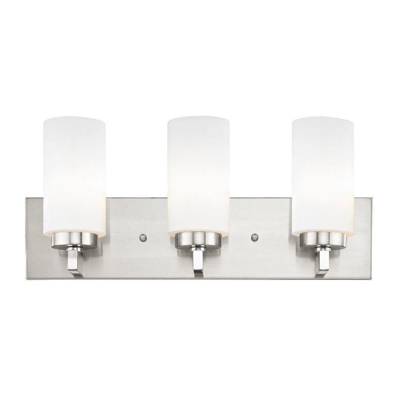 Livex Lighting West Lake 3 - Light Vanity in  Brushed Nickel