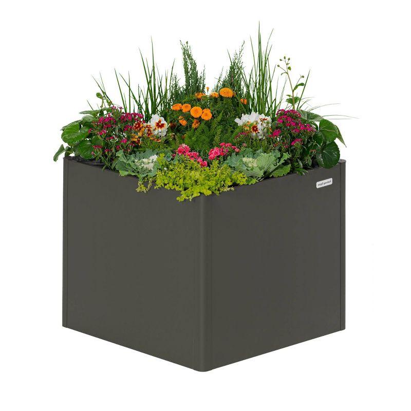 Vego Garden Modern 32" Tall Metal Outdoor Long Planter Box
