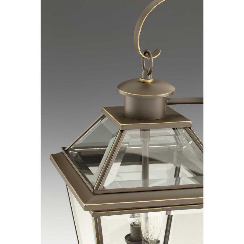 Burlington Antique Bronze Dimmable Wall Lantern Sconce