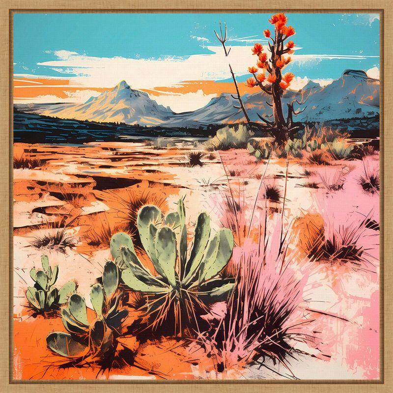 Amanti Art The Desert Path II by Walker Noble Framed Canvas Wall Art Print