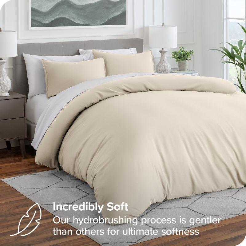 Double Brushed Duvet Set - Ultra-Soft, Easy Care by Bare Home