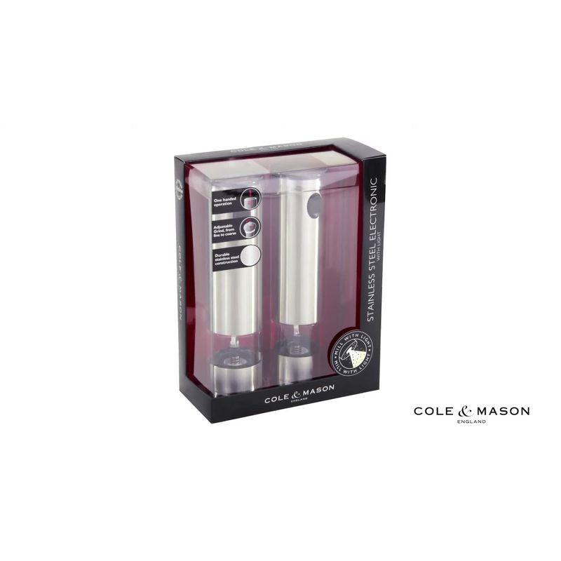 Cole & Mason Cole & Mason Battersea Electric Salt And Pepper Grinder Set