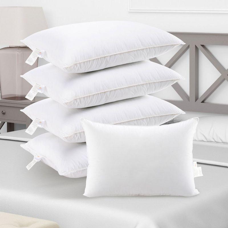 Cheer Collection Hypoallergenic Hollow Fiber Pillows - White (Set of 4)