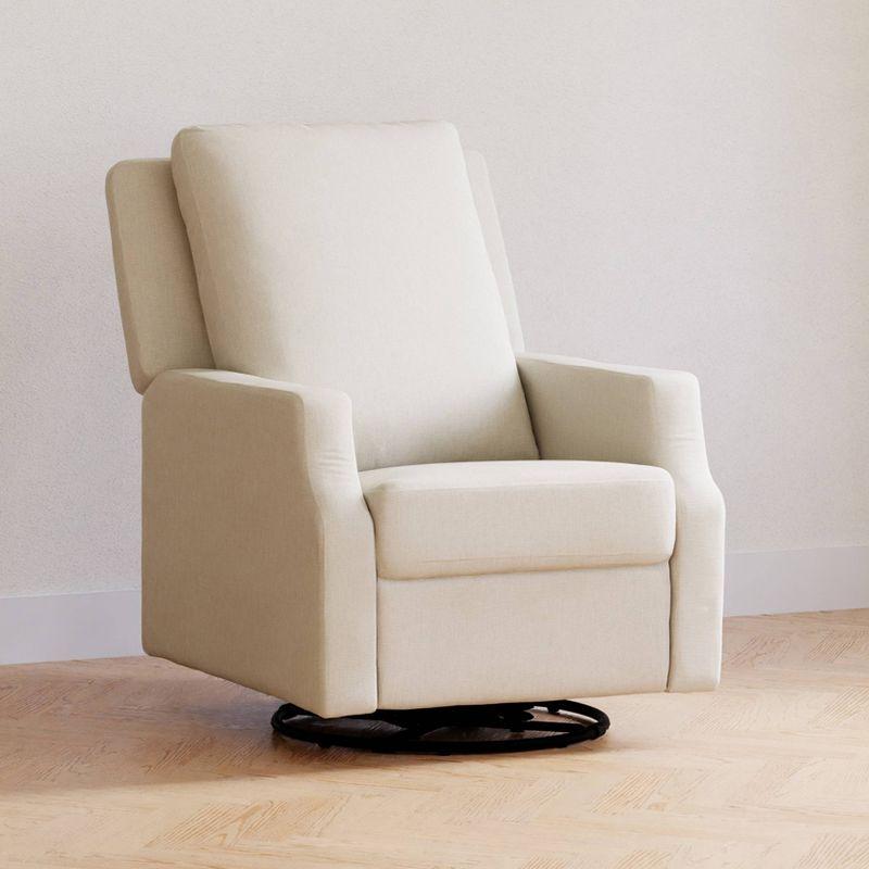 Crewe Upholstered Swivel Reclining Glider