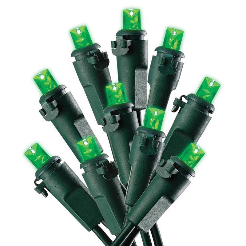 Celebrations 100 ct Green LED Micro Christmas String Lights