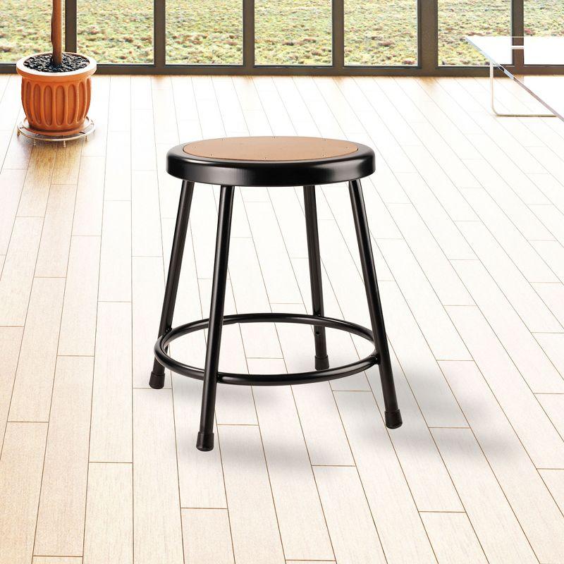 6200 Series Ergonomic Industrial Stool with Footring