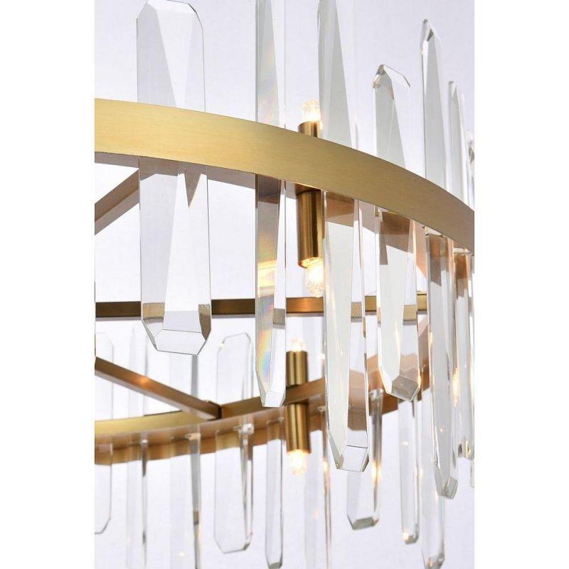 Elegant Lighting Serena 16 - Light Chandelier in  Satin Gold