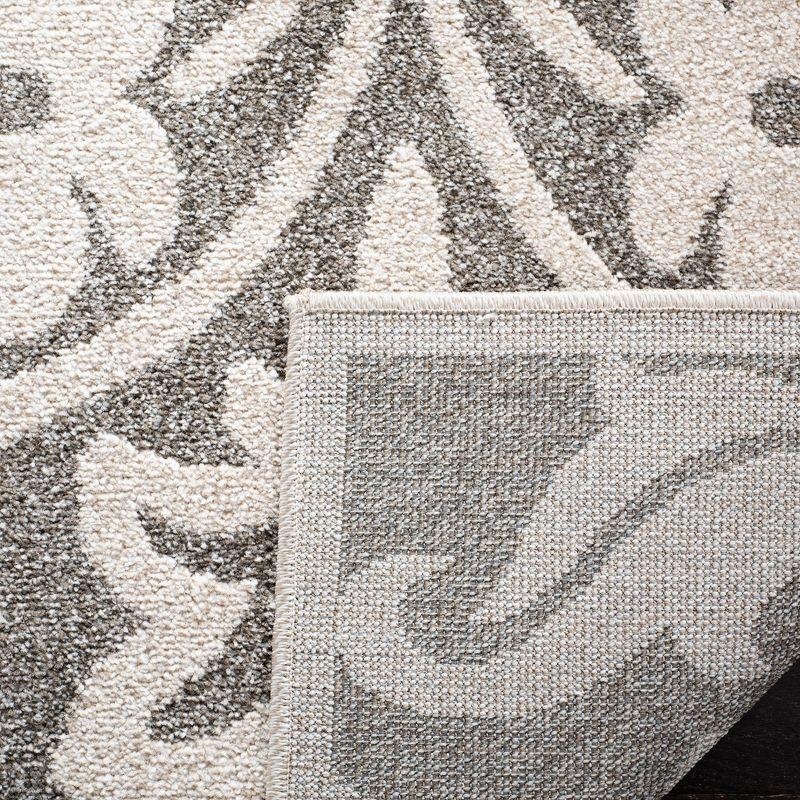 Amherst AMT424 Power Loomed Indoor Area Rug - Dark Grey/Beige - 8'x10' - Safavieh